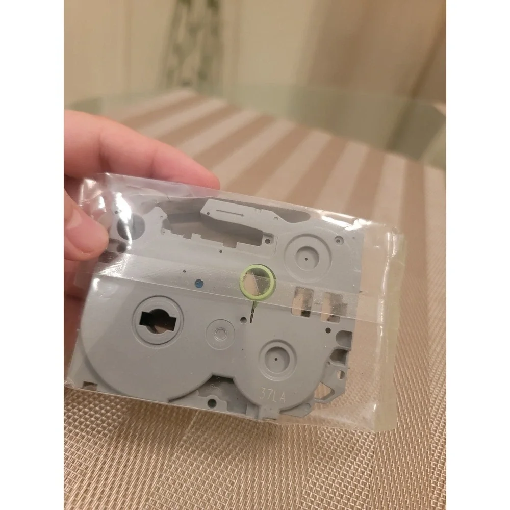 Laminated Label Refill Cassette BLACK INK ON CLEAR TAPE TZc-131 P Touch Maker